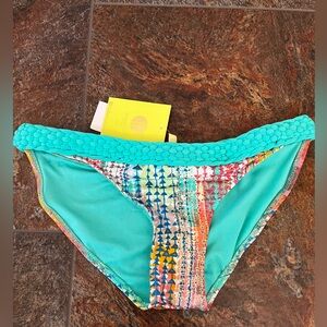 New R Collection by Raisins swim bikini bottom with macrame sides. Size large